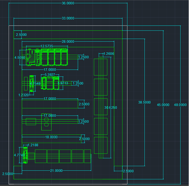 AutoCad Panel design